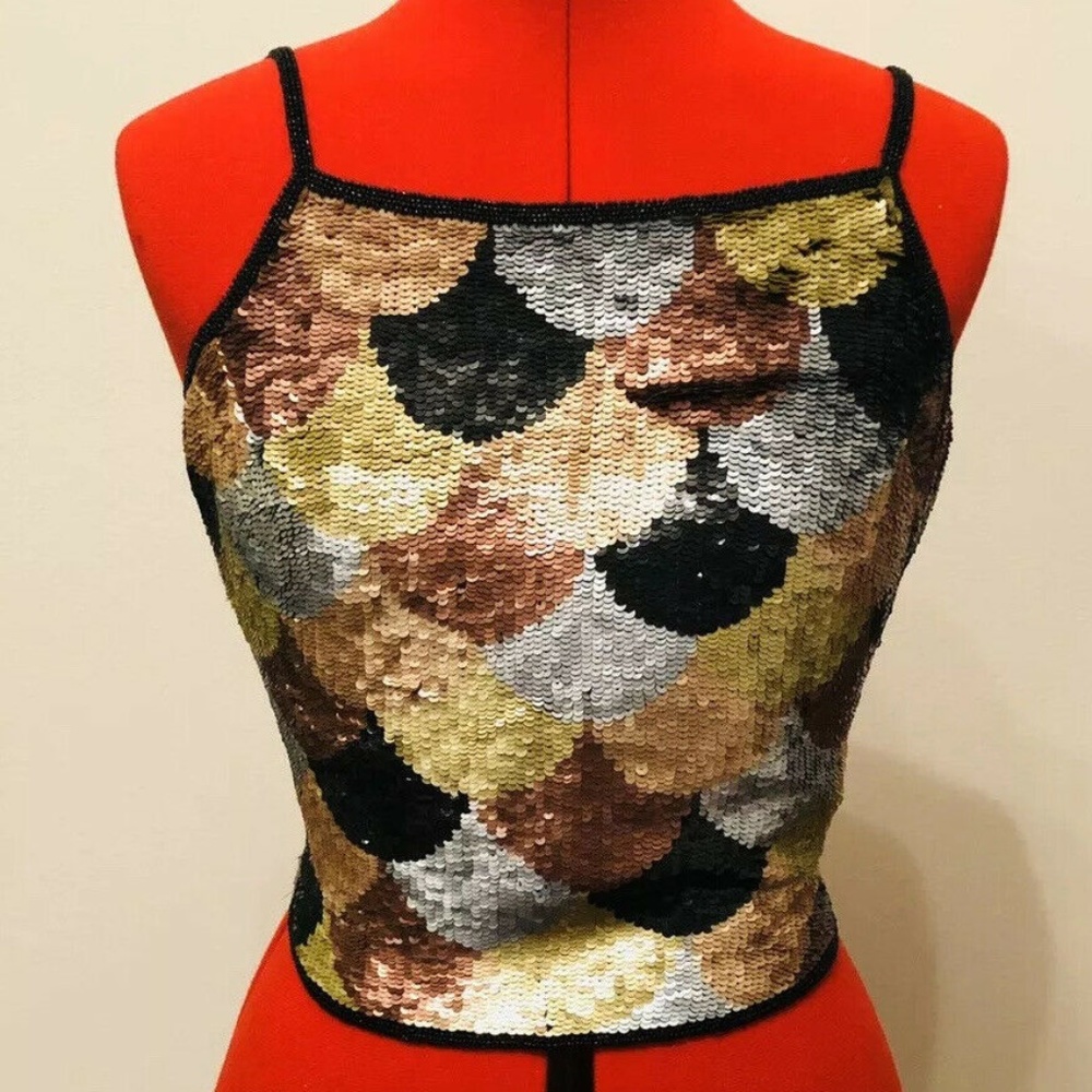 Unique Cache Sequin Top - XS - Ladies